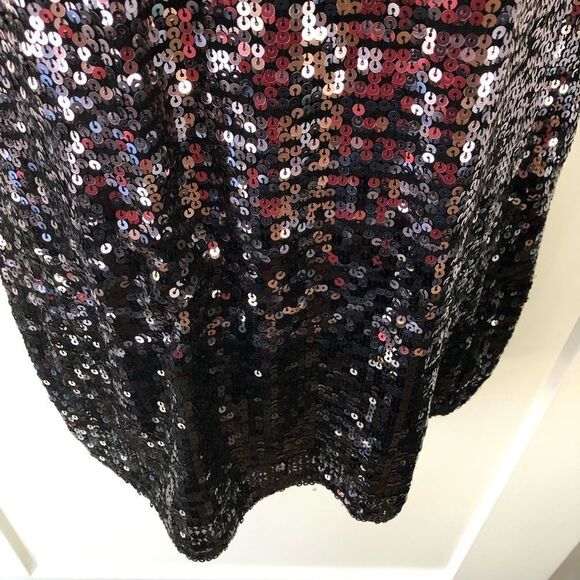White House Black Market sequin shift dress woman’s size M - Picture 5 of 6